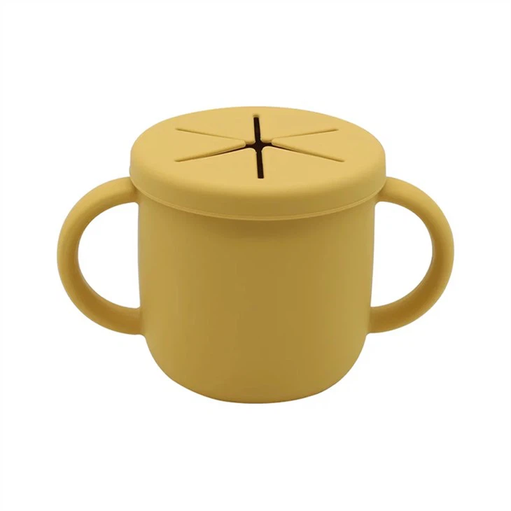 Silicone Toddler Snack Cups with Lids